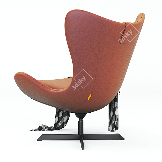 Lazy Comfort Armchair 3D model image 2