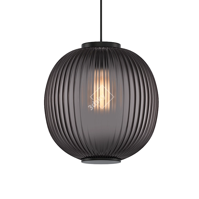 Radiant Bloom Pendant Light 3D model image 1