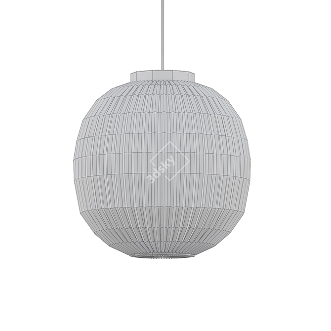 Radiant Bloom Pendant Light 3D model image 2