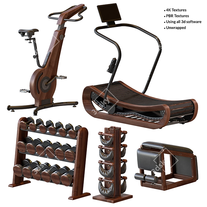 Nohrd Fitness Equipment: Premium Quality for Ultimate Workouts 3D model image 10