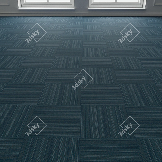 Versatile Carpet Tiles for Stylish Flooring 3D model image 3