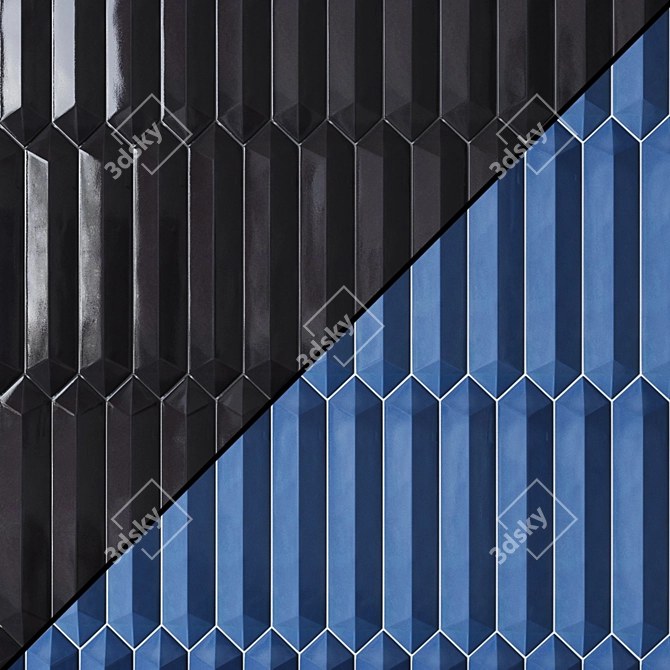 Axis Ceramic Wall Tile Collection 3D model image 1