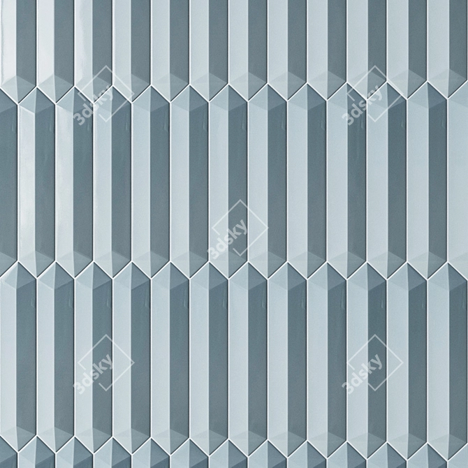 Axis Ceramic Wall Tile Collection 3D model image 4