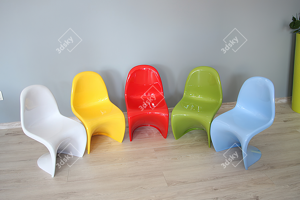 Elegant Interior Chair 3D model image 1