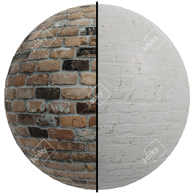 Modern Brick Textures | 4K Seamless 3D model image 1