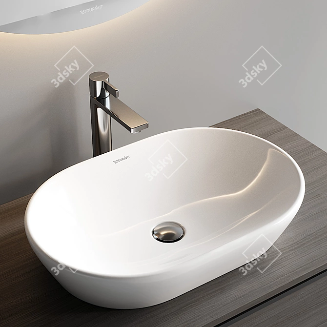 D-Neo Wall-Mounted Vanity Set 3D model image 2