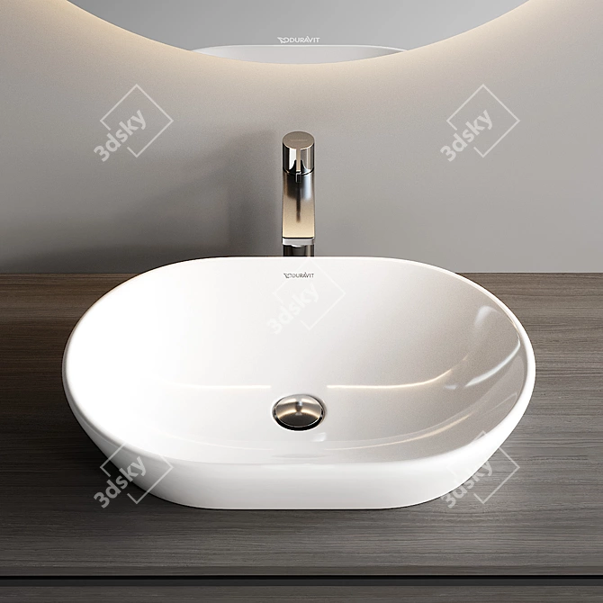 D-Neo Wall-Mounted Vanity Set 3D model image 3