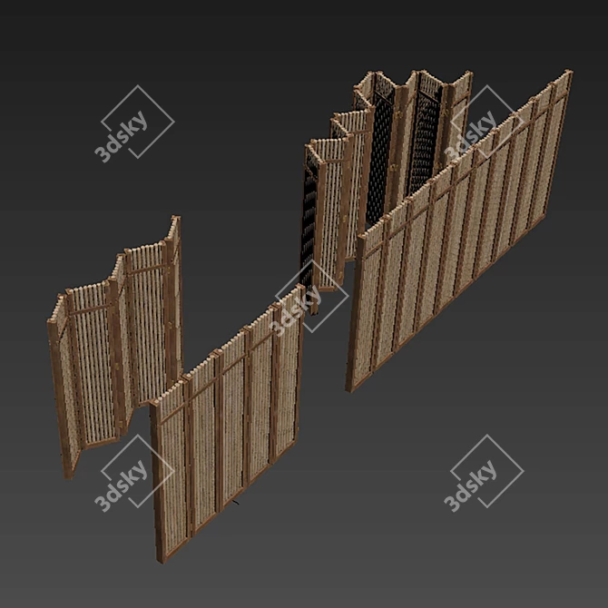 Branches of Long Screen N5 3D model image 5