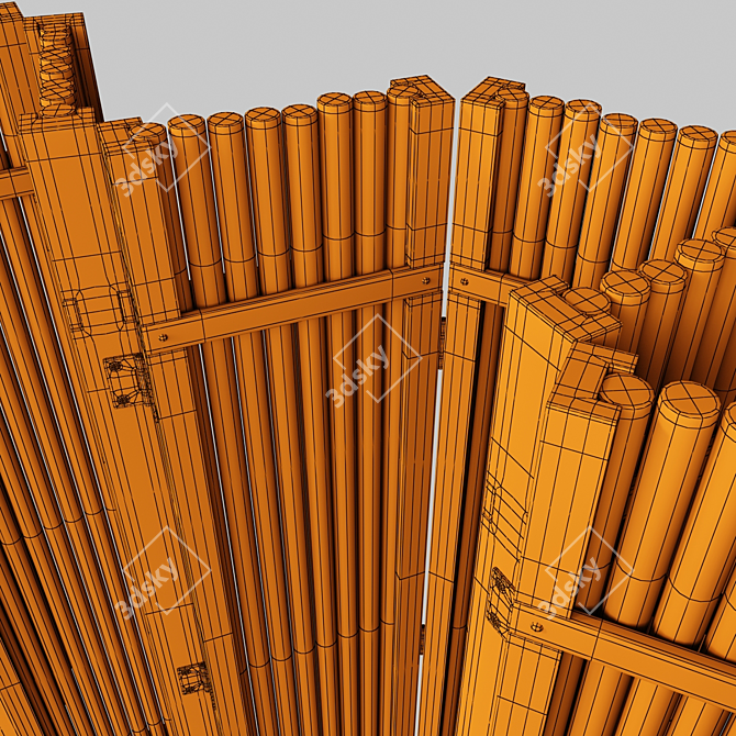 Branches of Long Screen N5 3D model image 7