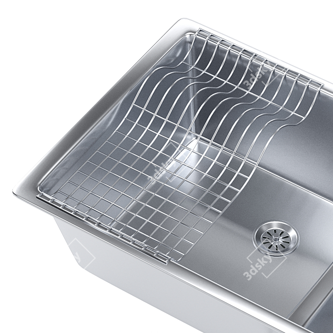 Elegant Kohler K6427 Undermount Sink 3D model image 14