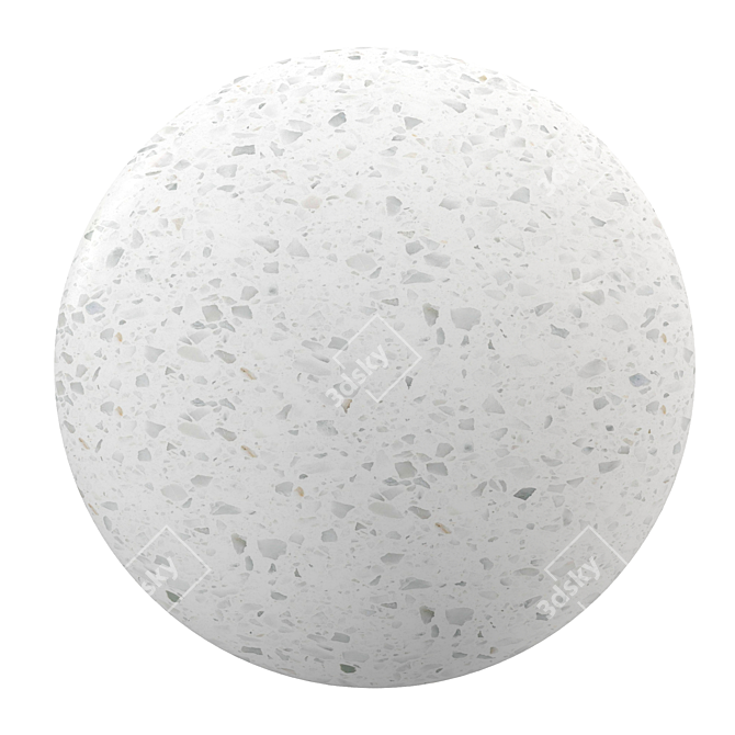 Exquisite PBR Terrazzo 12: Aesthetic HD Textures 3D model image 1