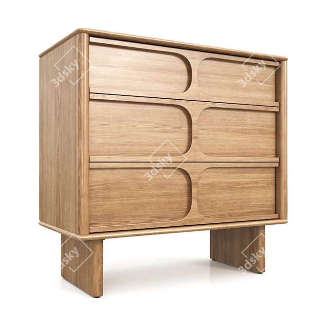 Stylish Wes Children's Furniture Set 3D model image 7