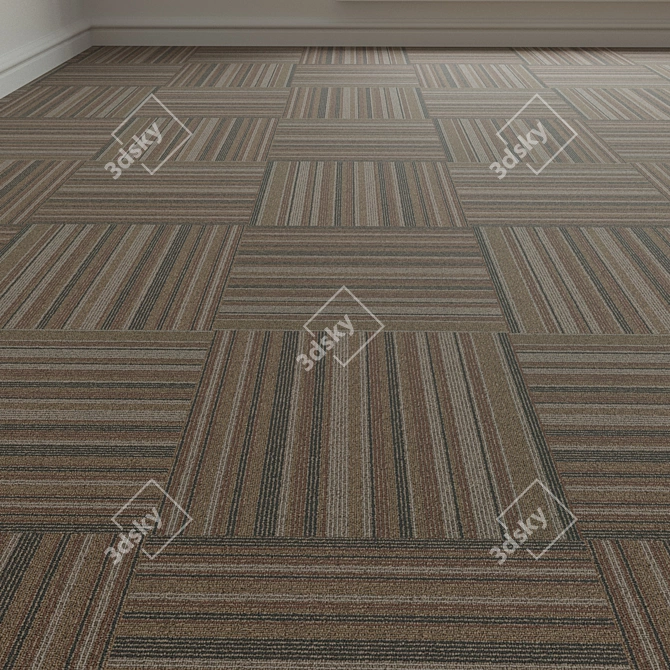 Tessera Barcode Carpet Tiles 3D model image 1