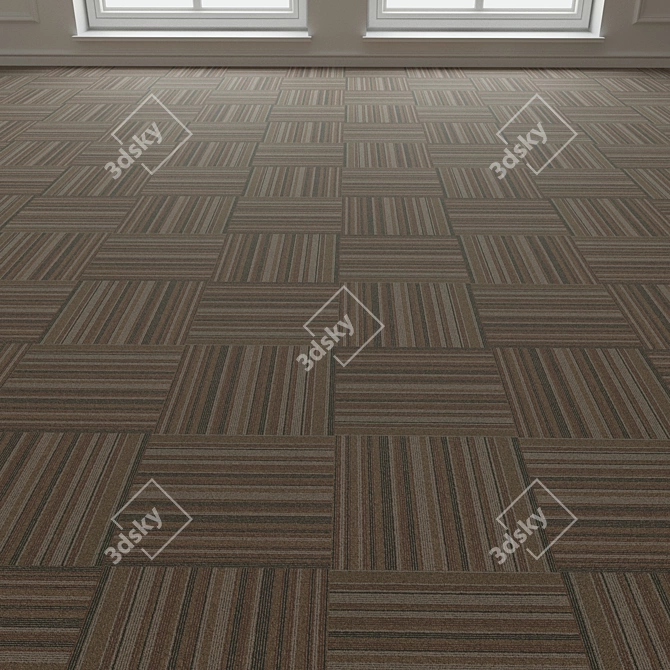 Tessera Barcode Carpet Tiles 3D model image 3