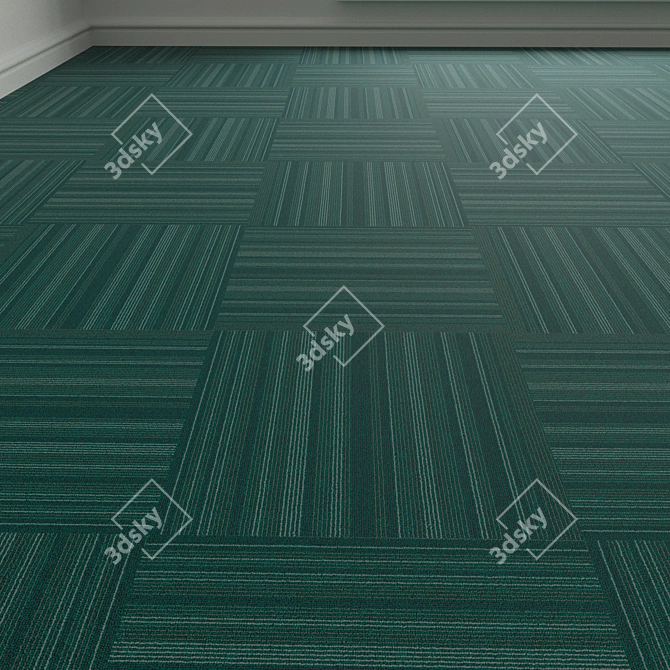 Forbo TesseraBarcode 310 Carpet Tiles 3D model image 1