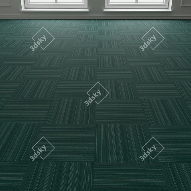 Forbo TesseraBarcode 310 Carpet Tiles 3D model image 2