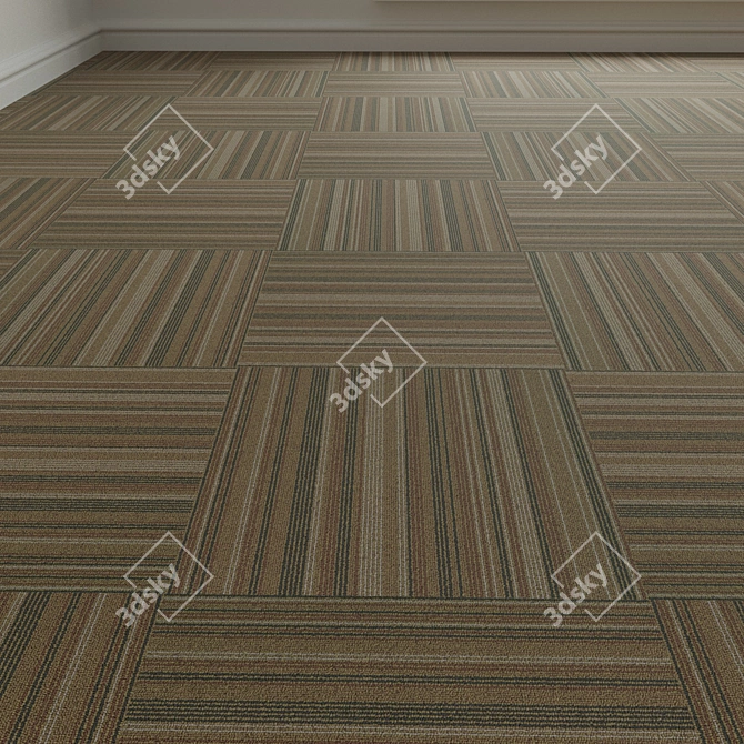 TesseraBarcode Carpet Tiles 3D model image 1