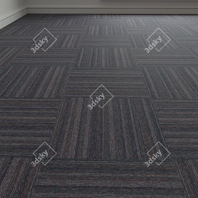 Forbo TesseraBarcode 303 Carpet Tiles 3D model image 1