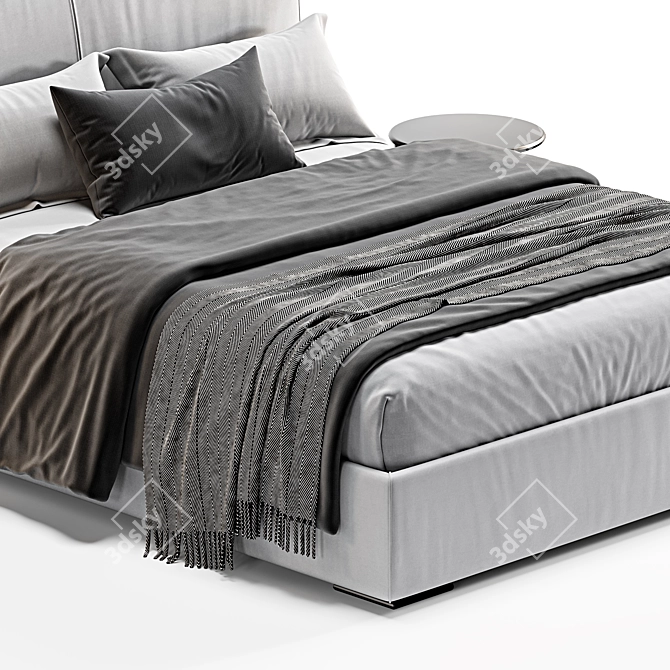 Flou MyPlace Bed - Stylish and Comfy Sleep 3D model image 4