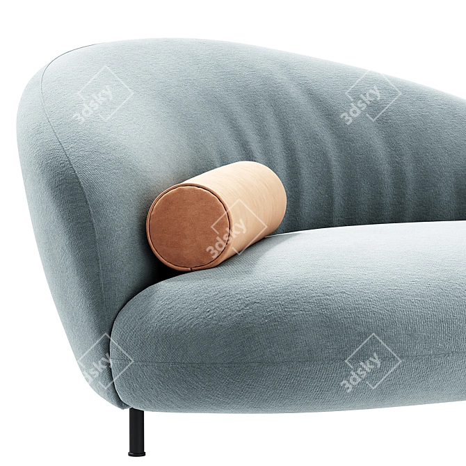 Elegant BANAH Daybed: Modern Comfort 3D model image 3