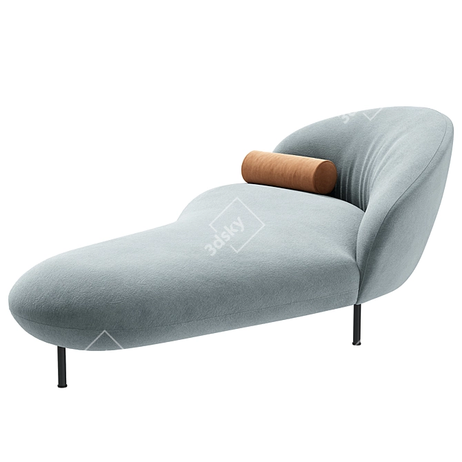 Elegant BANAH Daybed: Modern Comfort 3D model image 4
