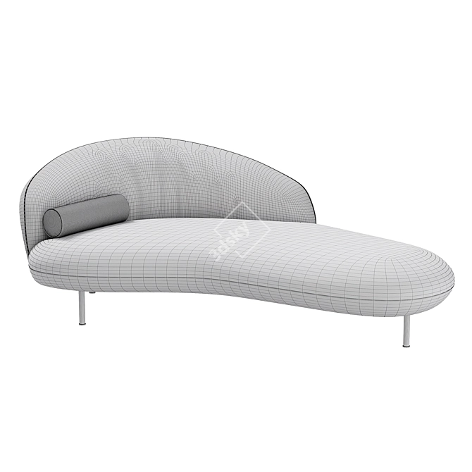 Elegant BANAH Daybed: Modern Comfort 3D model image 6