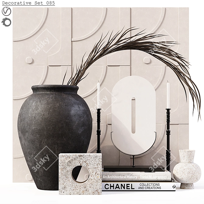 Elegance in Motion: Decor Set 3D model image 1