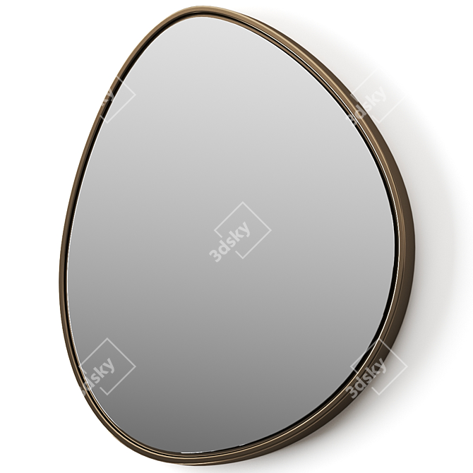 Reflex Mirror Frame - Sleek and Versatile 3D model image 1