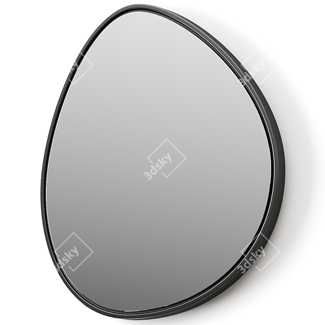 Reflex Mirror Frame - Sleek and Versatile 3D model image 3