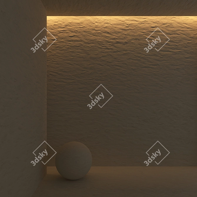 Premium Decorative Plaster for High-Quality Rendering 3D model image 2