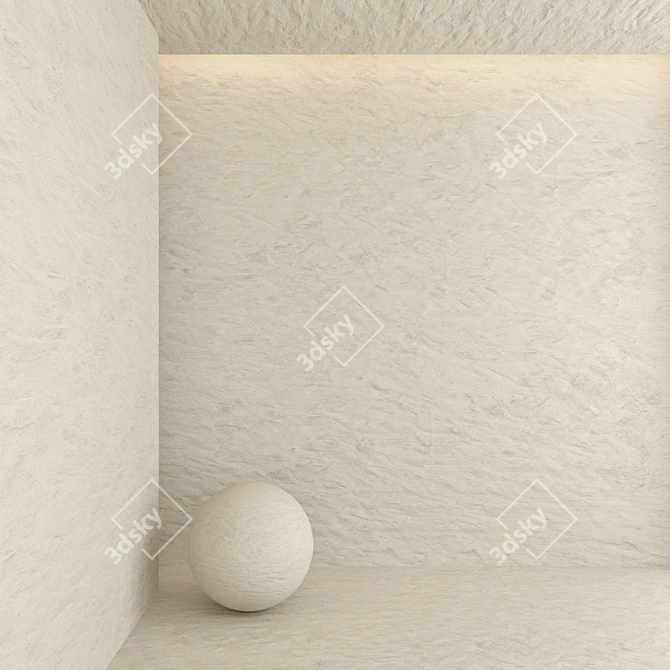 Premium Decorative Plaster for High-Quality Rendering 3D model image 9