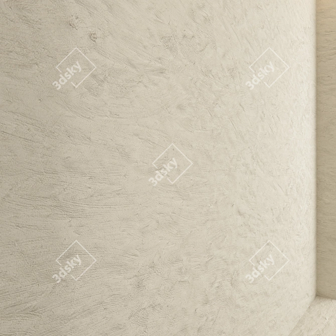 Premium Decorative Plaster for High-Quality Rendering 3D model image 10