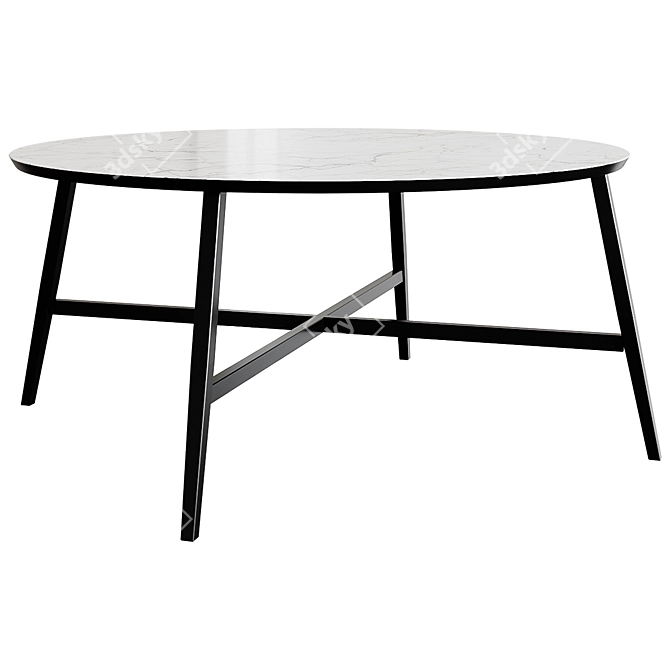 Ivy Bronx 80cm Diameter Coffee Table 3D model image 3