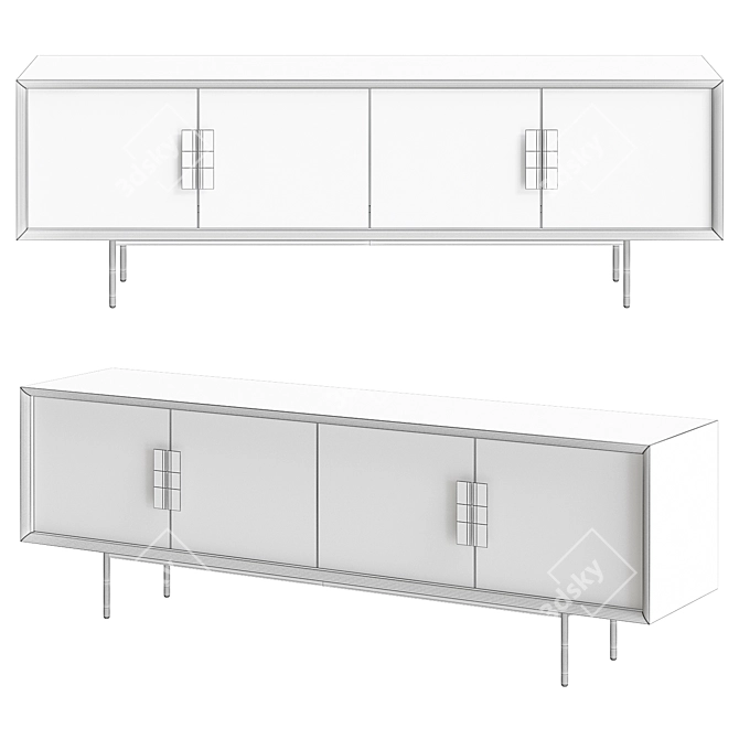 Elegant Kenton Sideboard - 2013 Vintage 3D model image 2