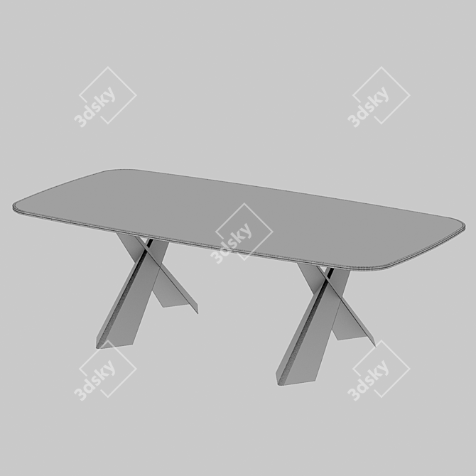 Modern Crystal Art Mad Max Table 3D model image 3