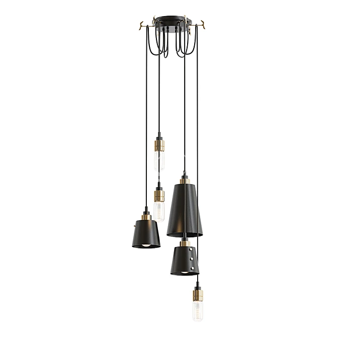 Harmony Collection Pendant Light 3D model image 1