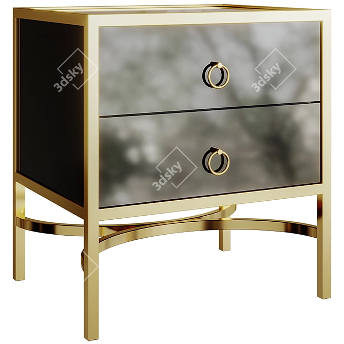 Fairmont Park Beraun Bedside Table 3D model image 3