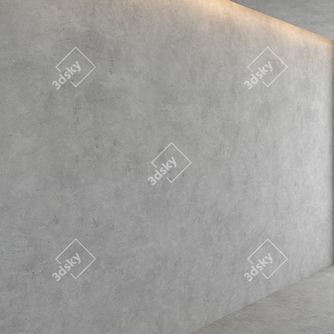 High-Quality Decorative Concrete Textures 3D model image 2