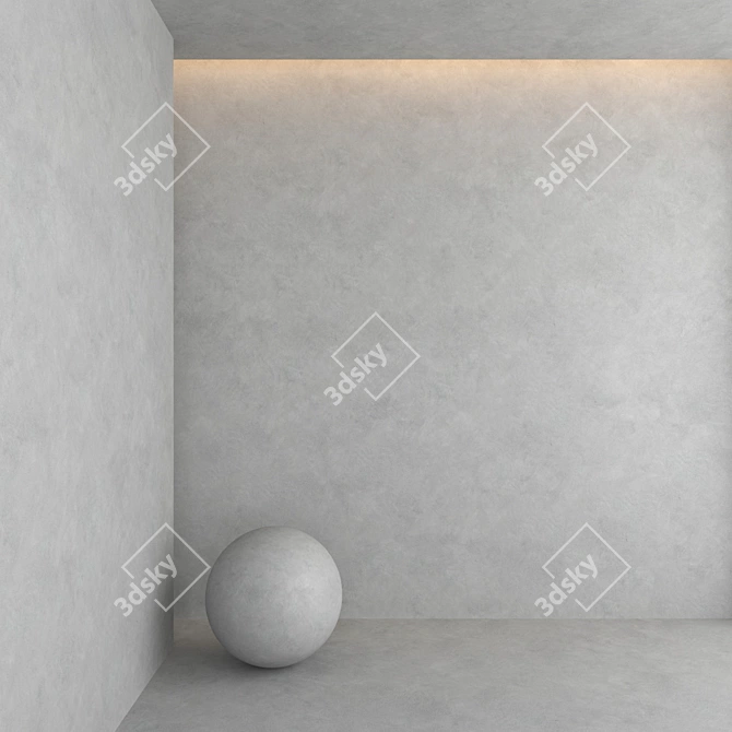 Premium Decorative Concrete Materials for Stunning Renderings 3D model image 1