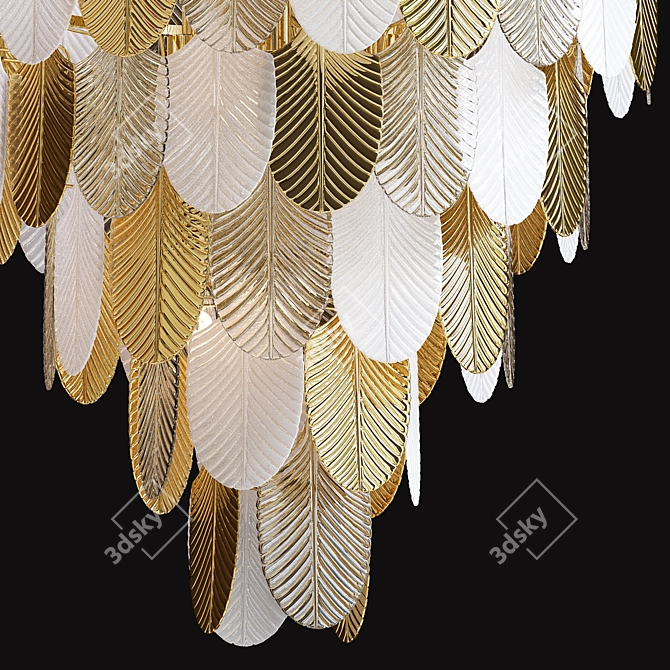 Elegant Laima Chandelier 80cm 3D model image 2