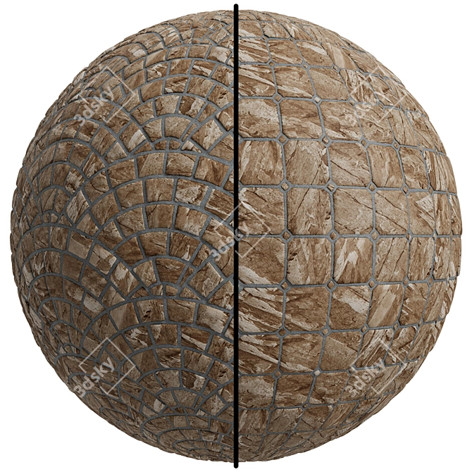 Stone Covering Texture Set 3D model image 1