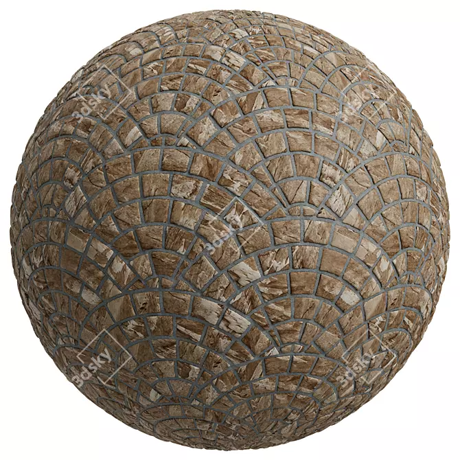 Stone Covering Texture Set 3D model image 2