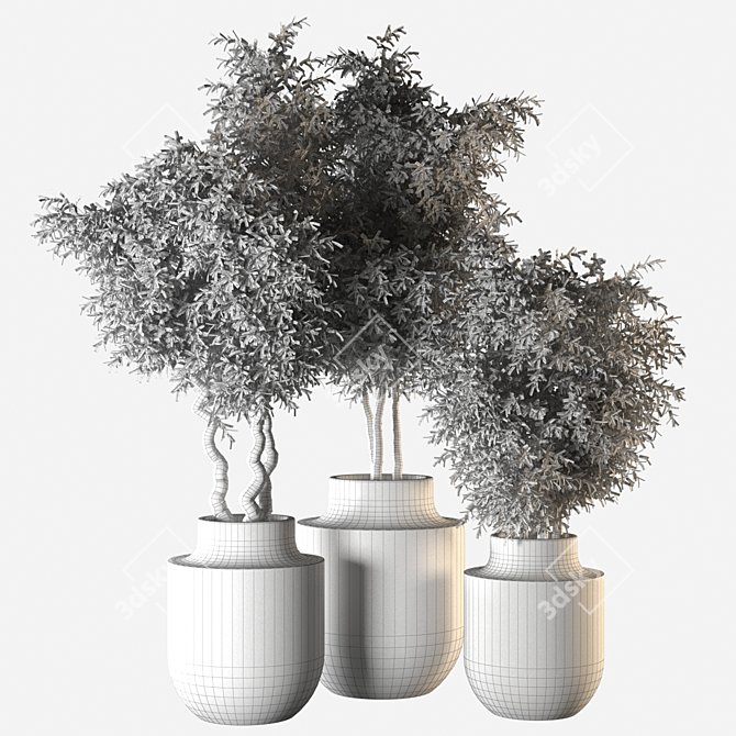 299k Unique Poly Plant 3D model image 3