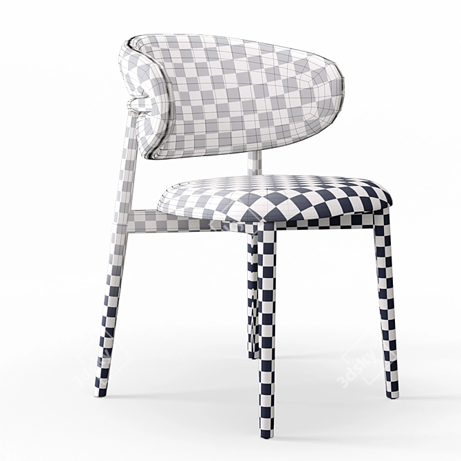 Elegant Oleandro Chairs by Calligaris 3D model image 5