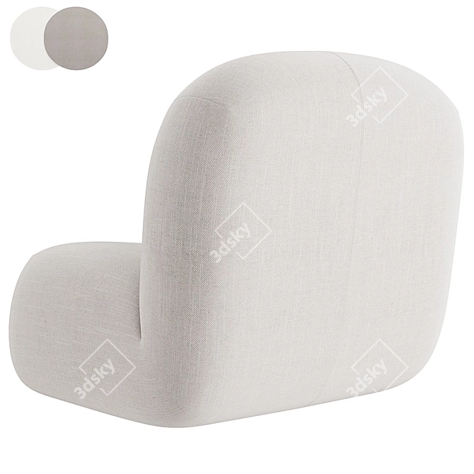 Pukka Modern Lounge Chair 3D model image 4