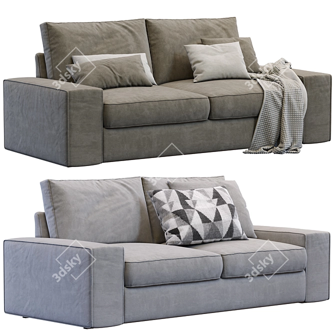 Modern Kivik Sofa: Elegant and Stylish 3D model image 1