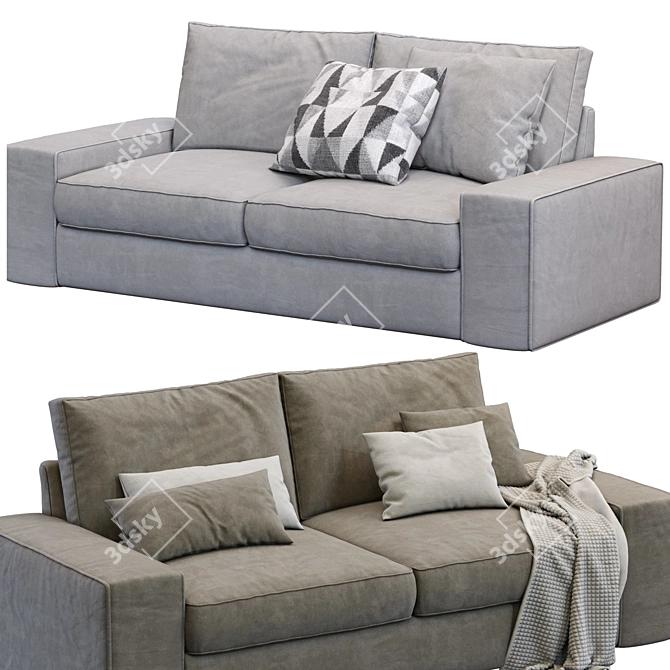 Modern Kivik Sofa: Elegant and Stylish 3D model image 2