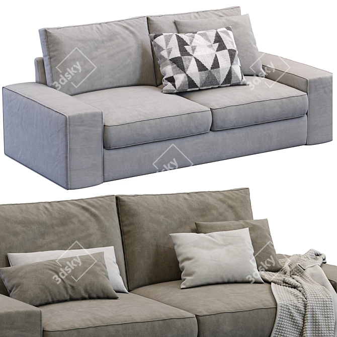 Modern Kivik Sofa: Elegant and Stylish 3D model image 5