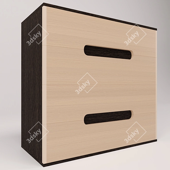 Sleek Sona Commode: Compact and Stylish 3D model image 1