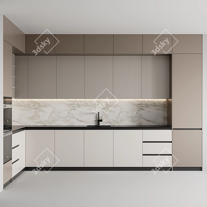Modern Kitchen - Stylish and Spacious 3D model image 2